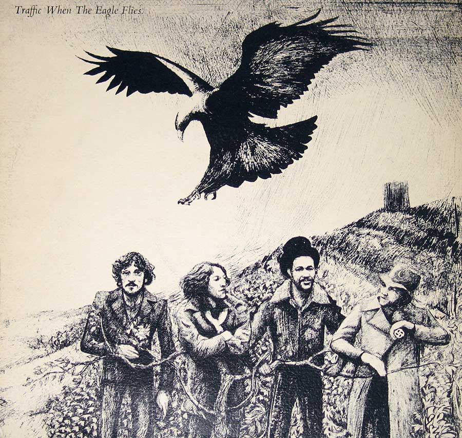 TRAFFIC - When the Eagle Flies - Prog rock 12" VINYL LP ALBUM front cover https://vinyl-records.nl
