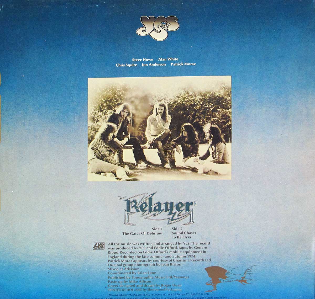High Resolution Photo of the Inside Cover Side One of YES - Relayer https://vinyl-records.nl