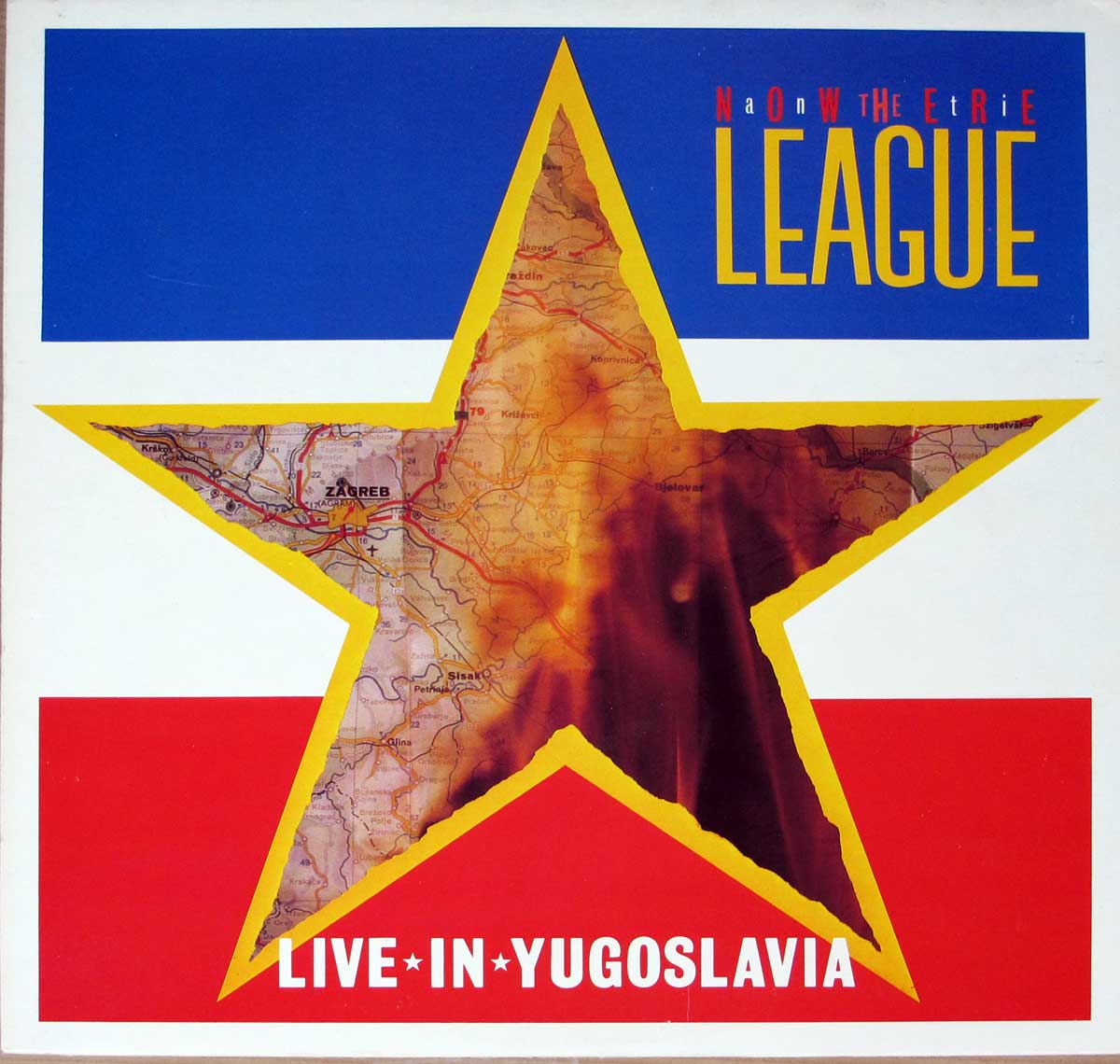 High Resolution Photo Album Front Cover of ANTI-NOWHERE LEAGUE - Live in Yugoslavia https://vinyl-records.nl