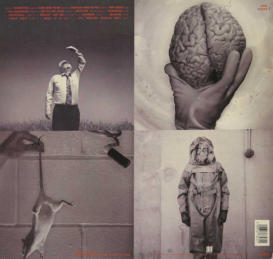 Photo of "Stranger Than Fiction" Album's Back Cover  
