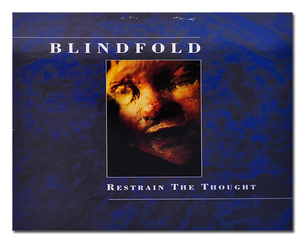 Album Front cover Photo of BLINDFOLD Restrain the Thought https://vinyl-records.nl/