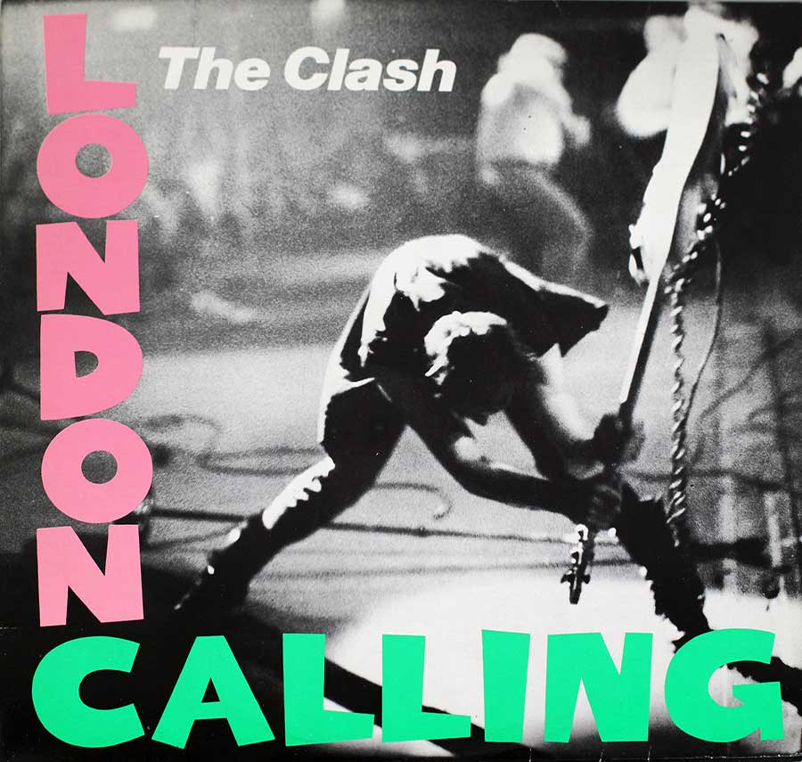 THE CLASH - London Calling Gatefold Cover 12" Vinyl 2LP Album front cover https://vinyl-records.nl