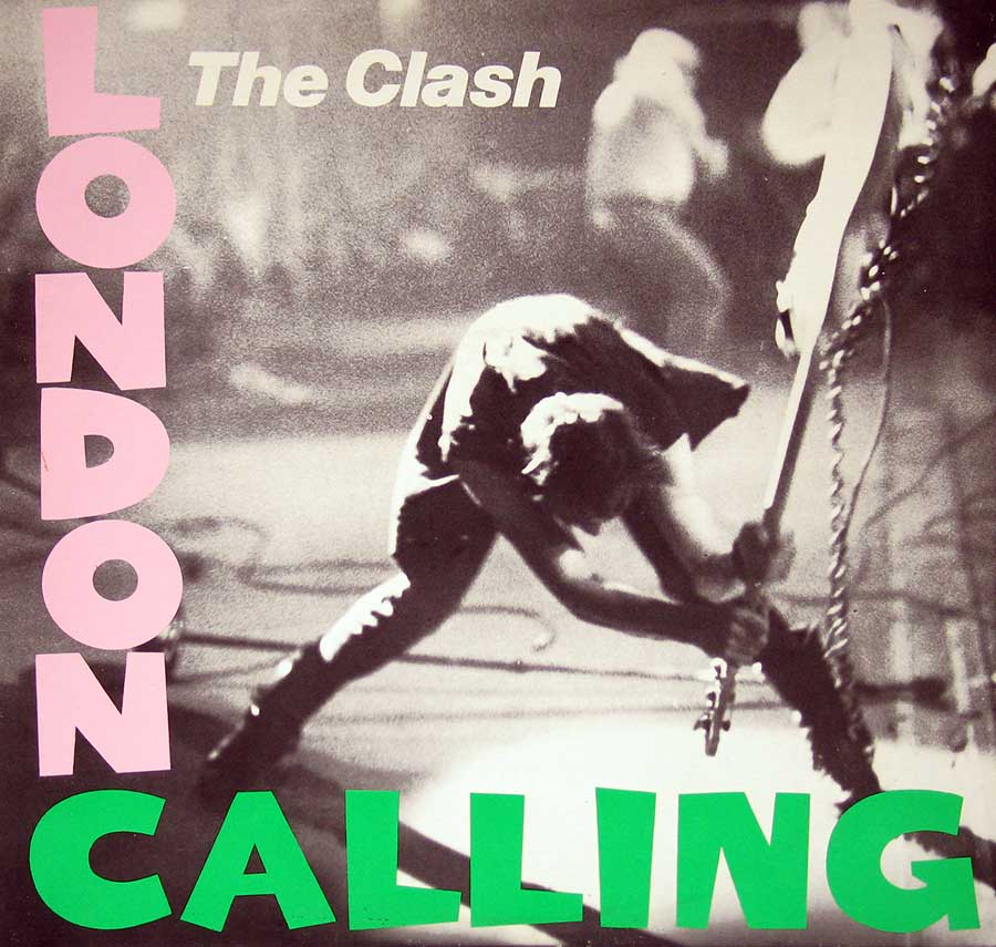 THE CLASH - London Calling White Label 12" Vinyl 2LP Album album front cover