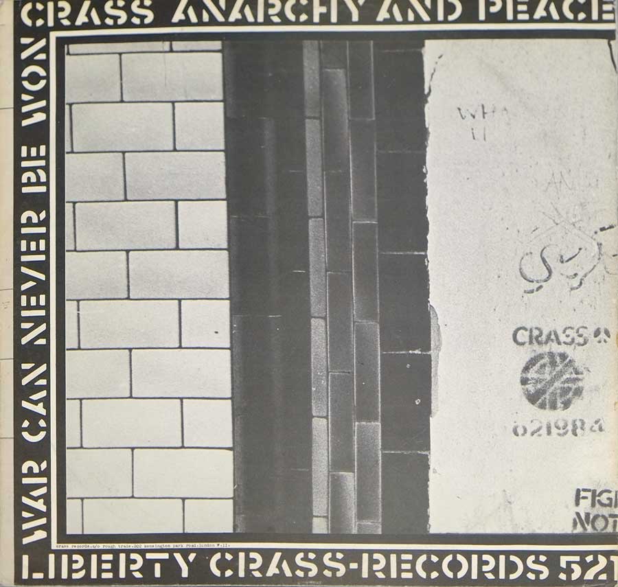 Front Cover Photo Of CRASS - Stations Of The Crass 12" 2LP VINYL Album