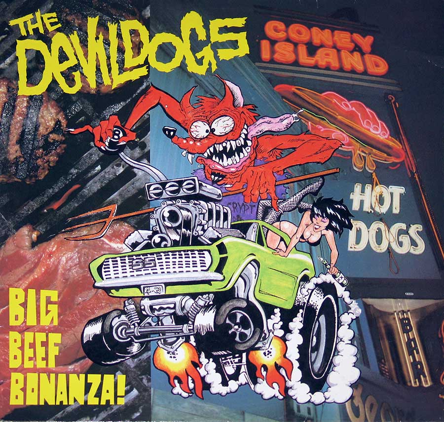 Front Cover Photo Of Devil Dogs - Big Beef Bonanza! 12" VINYL LP ALBUM