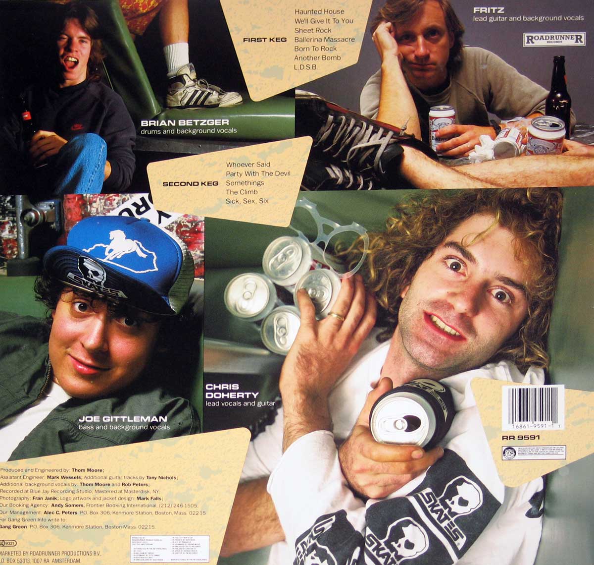 High Resolution Photo Album Back Cover of Gang Green - You Got It https://vinyl-records.nl