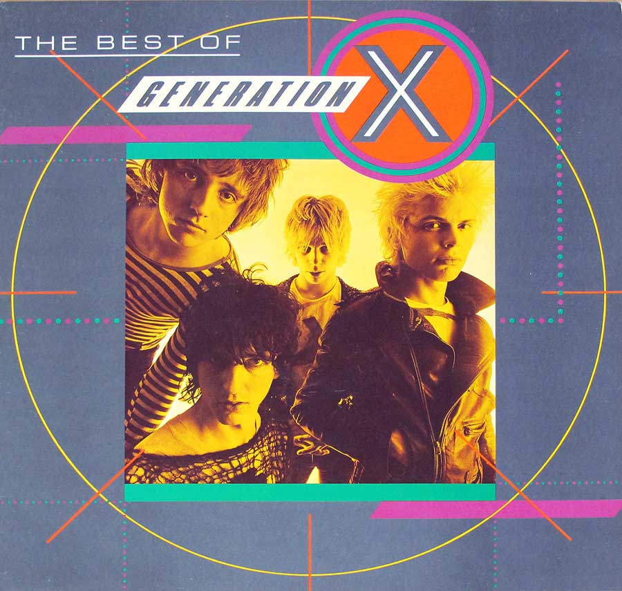 GENERATION X - The Best Of Generation X With Billy Idol 12" LP Vinyl Album front cover https://vinyl-records.nl