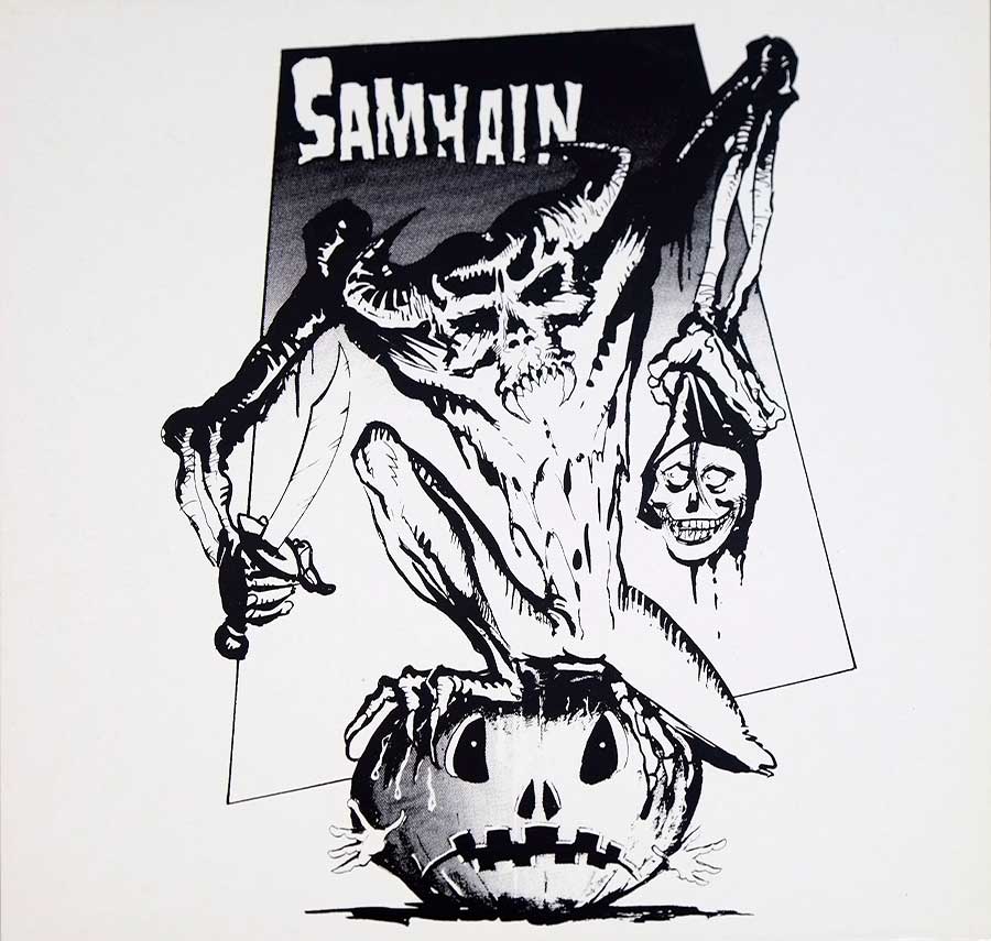 Front Cover Photo Of SAMHAIN AT DANCETOWN, NYC 1985 