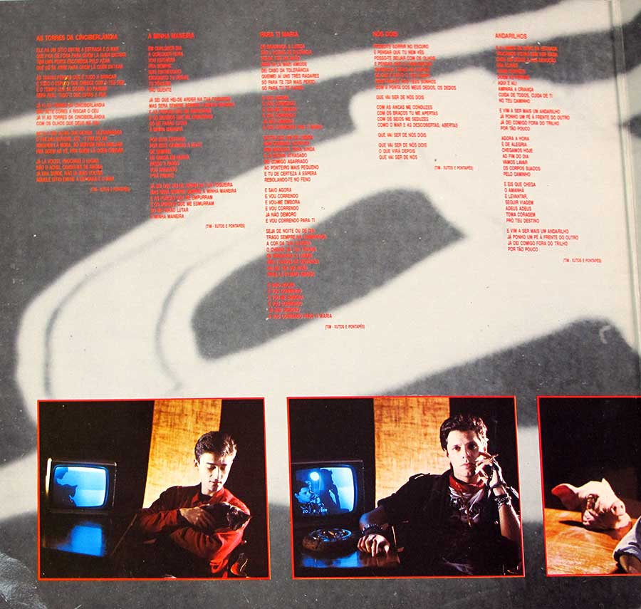 Inner Sleeve   of "XUTOS & PONTAPES - Album 88" Album