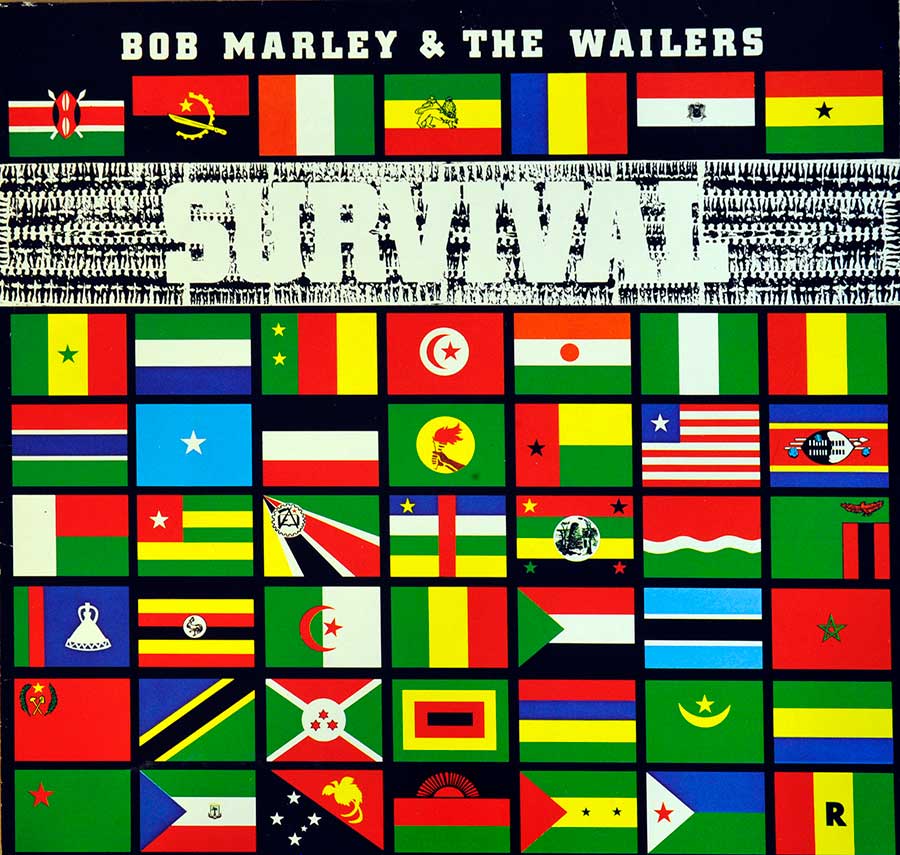 BOB MARLEY & THE WAILERS Survival 1st Pressing 1979 12" Vinyl LP Album front cover https://vinyl-records.nl