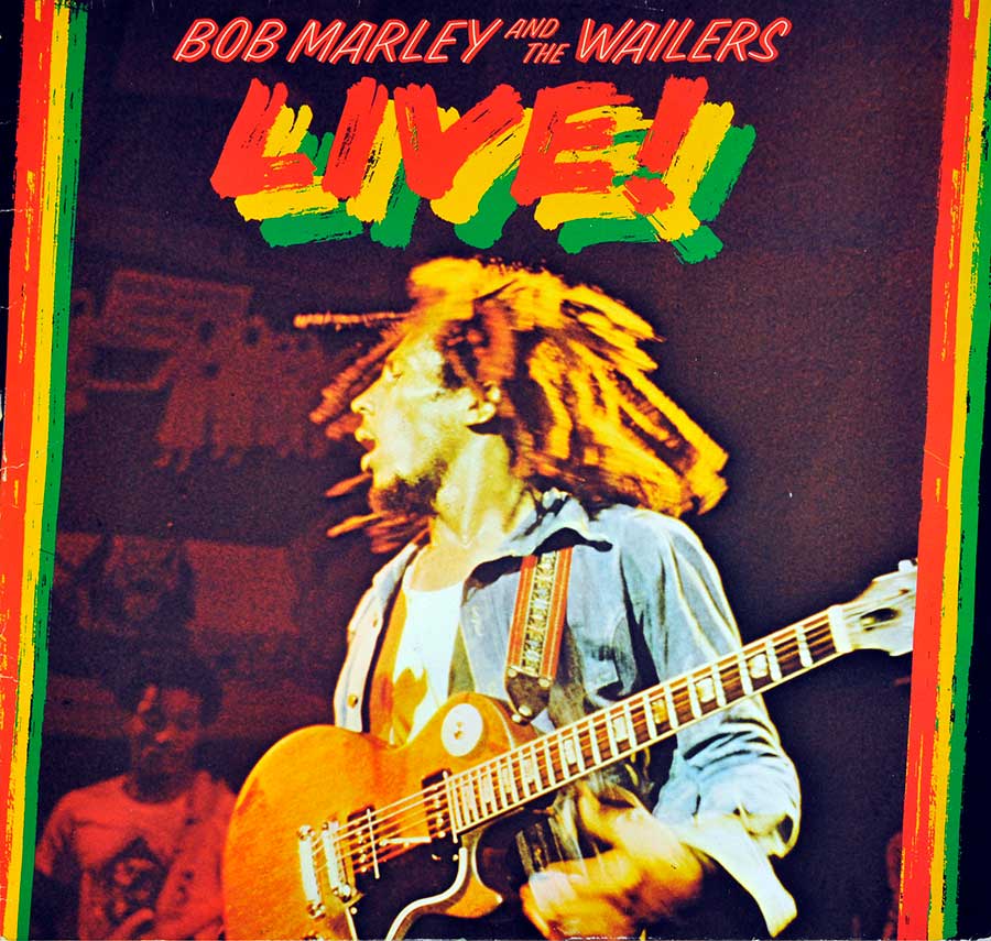 BOB MARLEY & THE WAILERS - Wailers Live German Release Original 1975 12" Vinyl LP Album front cover https://vinyl-records.nl