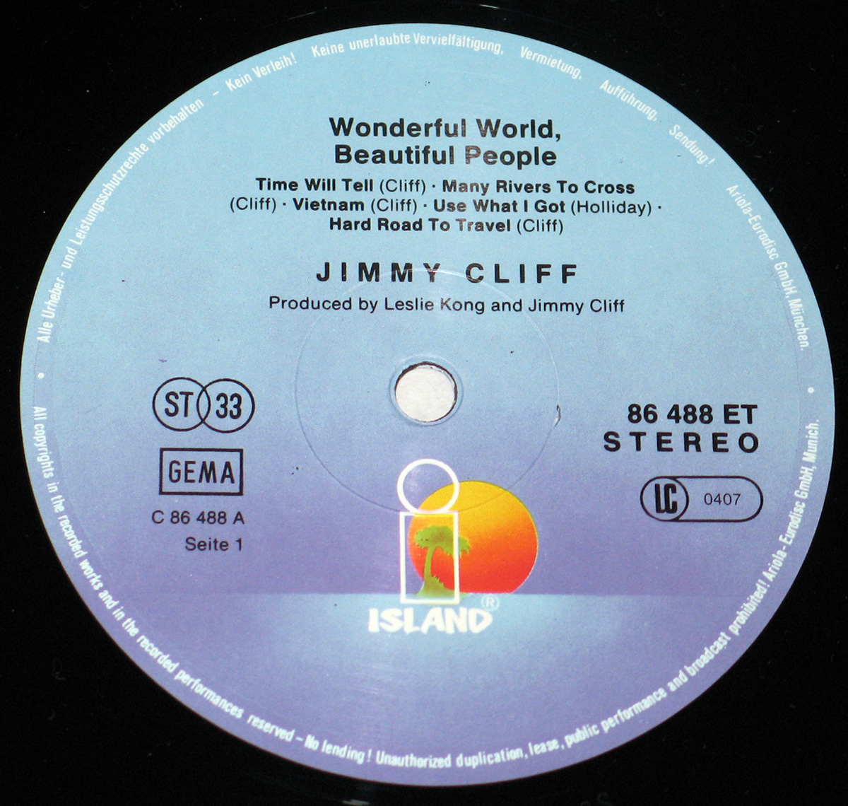 Jimmy Cliff Wonderful World Beautiful People + Vietnam