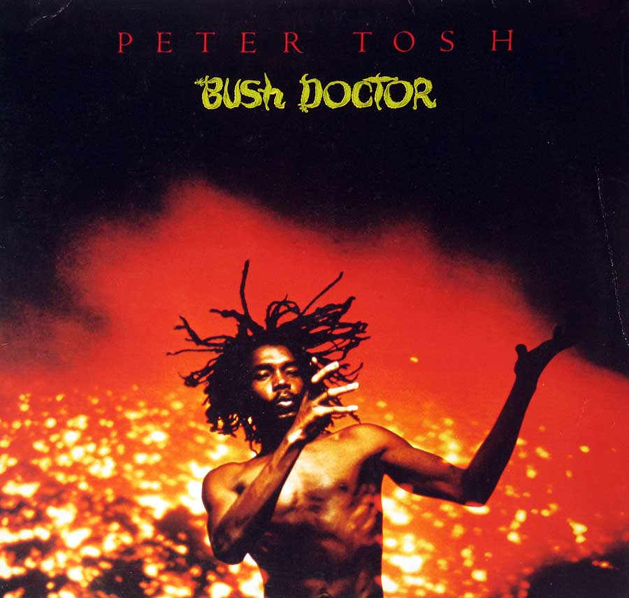 PETER TOSH - Bush Doctor German Release 12" LP vinyl Album front cover https://vinyl-records.nl