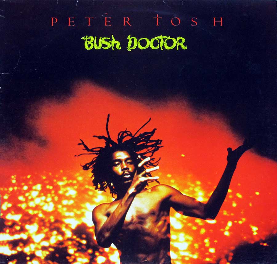 PETER TOSH - Bush Doctor Italian Release 12" LP Vinyl Album
 front cover https://vinyl-records.nl