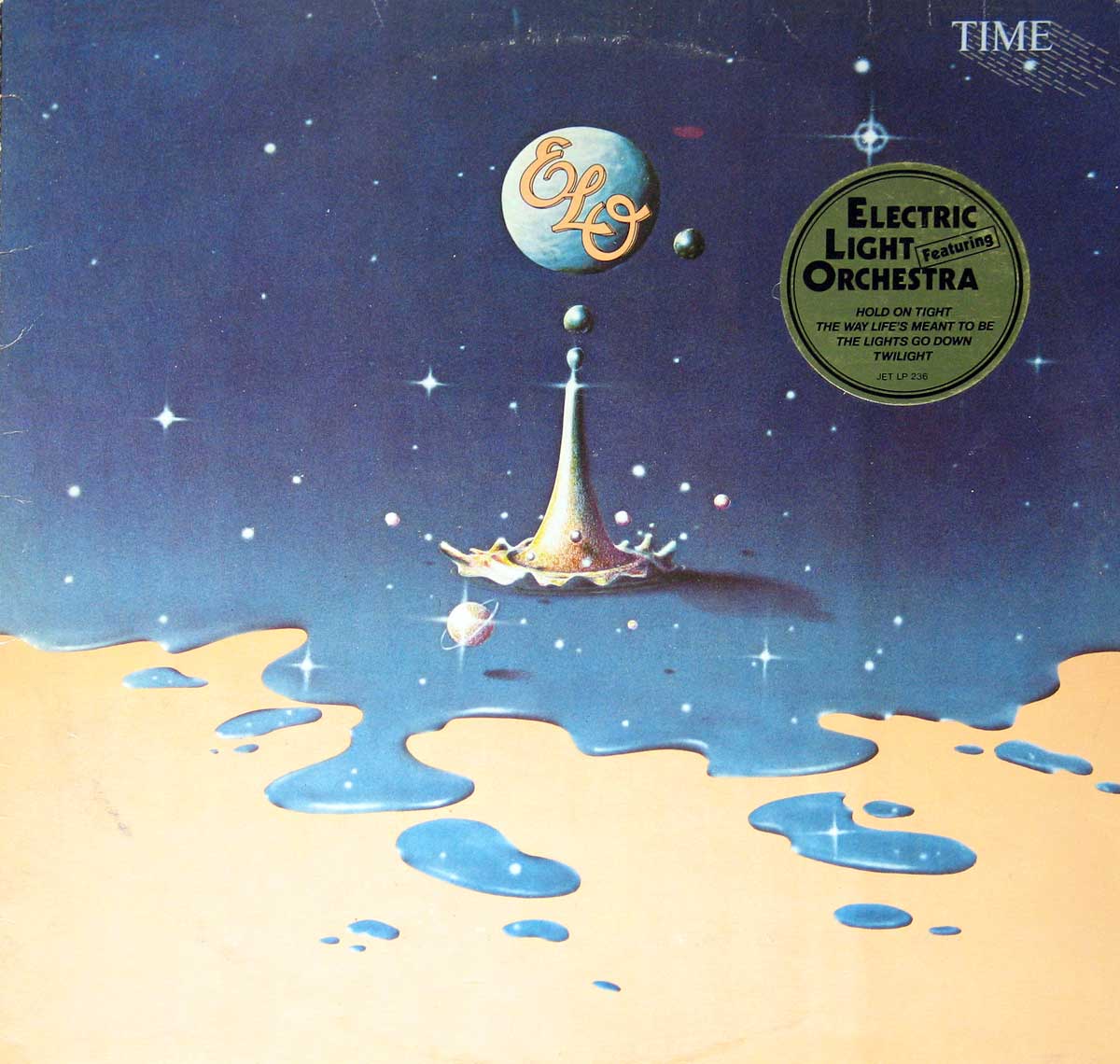 ELO Electric Light Orchestra - Time Progressive Rock Album Cover ...