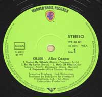 ALICE COOPER - Killer