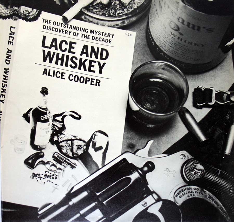ALICE COOPER - Lace And Whiskey 12" Vinyl LP Album front cover https://vinyl-records.nl