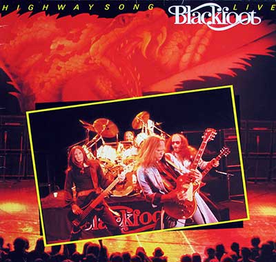 Thumbnail of BLACK FOOT - Highway Song Live 12" LP VINYL album front cover