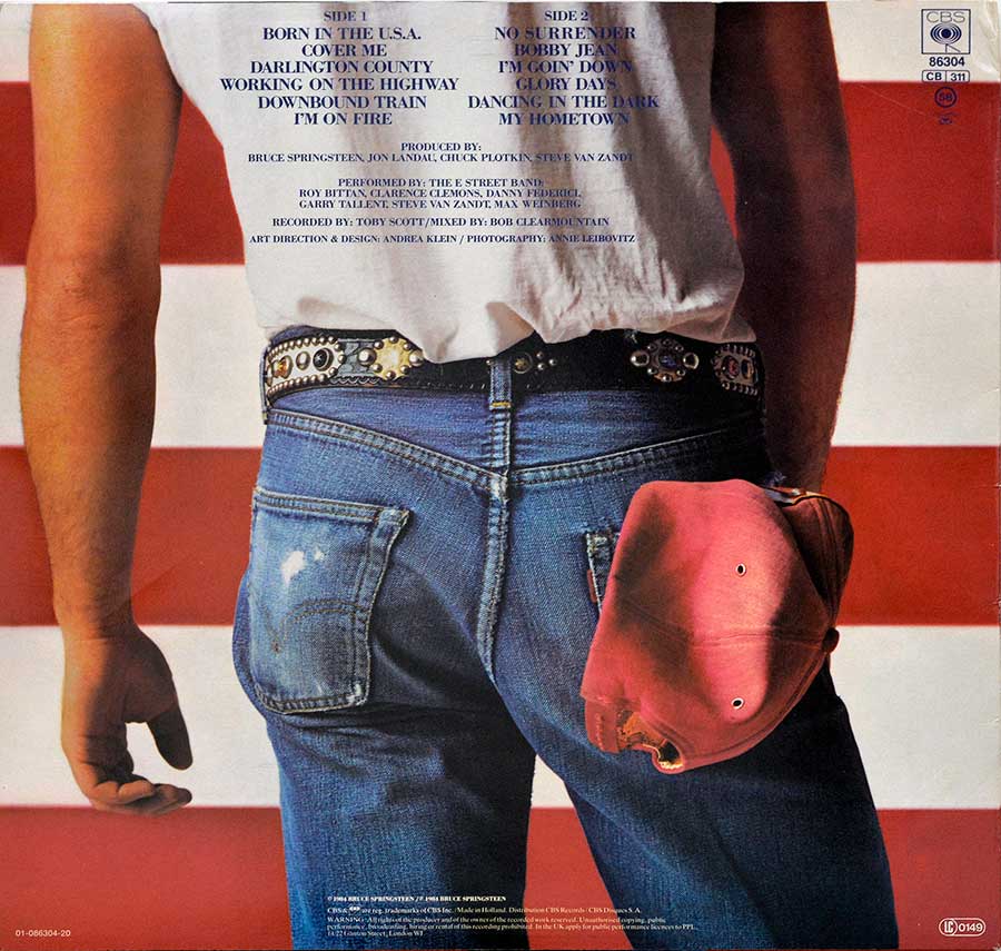 High Resolution Photo #2 BRUCE SPRINGSTEEN BORN IN THE USA 