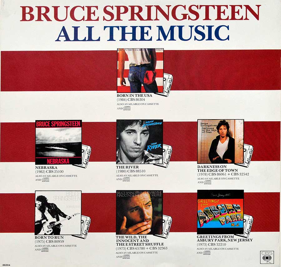High Resolution Photo #4 BRUCE SPRINGSTEEN BORN IN THE USA 