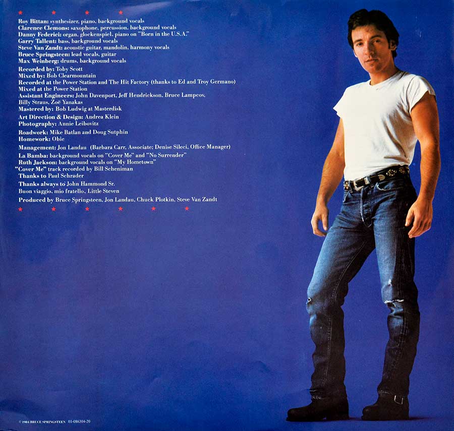 High Resolution Photo #5 BRUCE SPRINGSTEEN BORN IN THE USA 