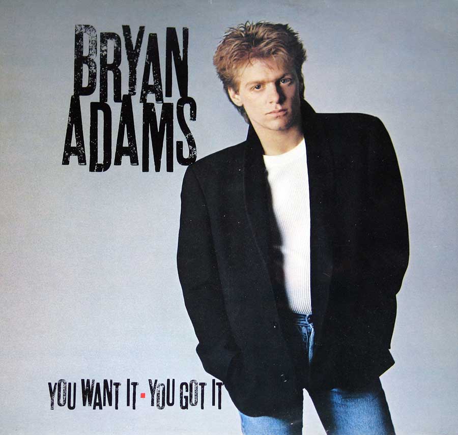 BRYAN ADAMS - You Want It You Got It 12" Vinyl LP Album  front cover https://vinyl-records.nl