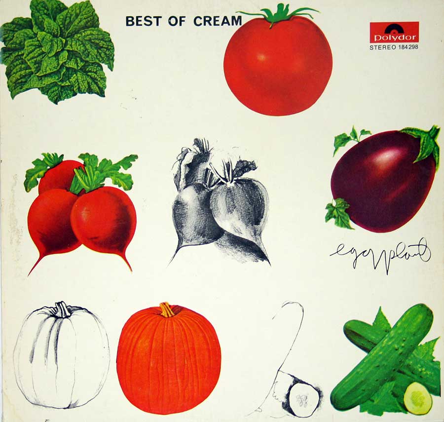 CREAM - Best of Cream 12" Vinyl LP Album  front cover https://vinyl-records.nl