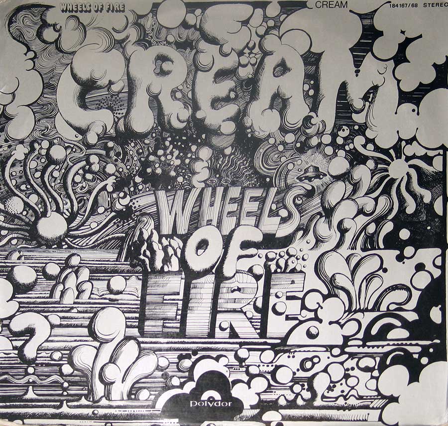 CREAM - Wheels Of Fire 12" Vinyl LP Album front cover https://vinyl-records.nl