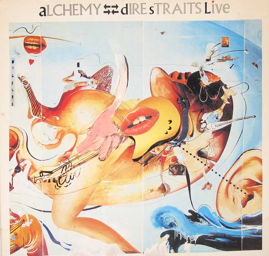 Front Cover Photo Of DIRE STRAITS - Alchemy Dire Straits Live 2LP Vinyl Album
