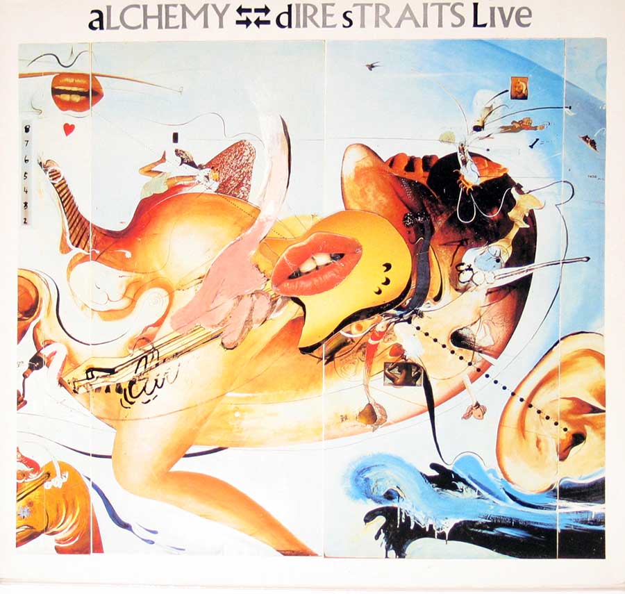 DIRE STRAITS  Alchemy Live west Germany Gatefold Cover 12" Vinyl LP Album front cover https://vinyl-records.nl