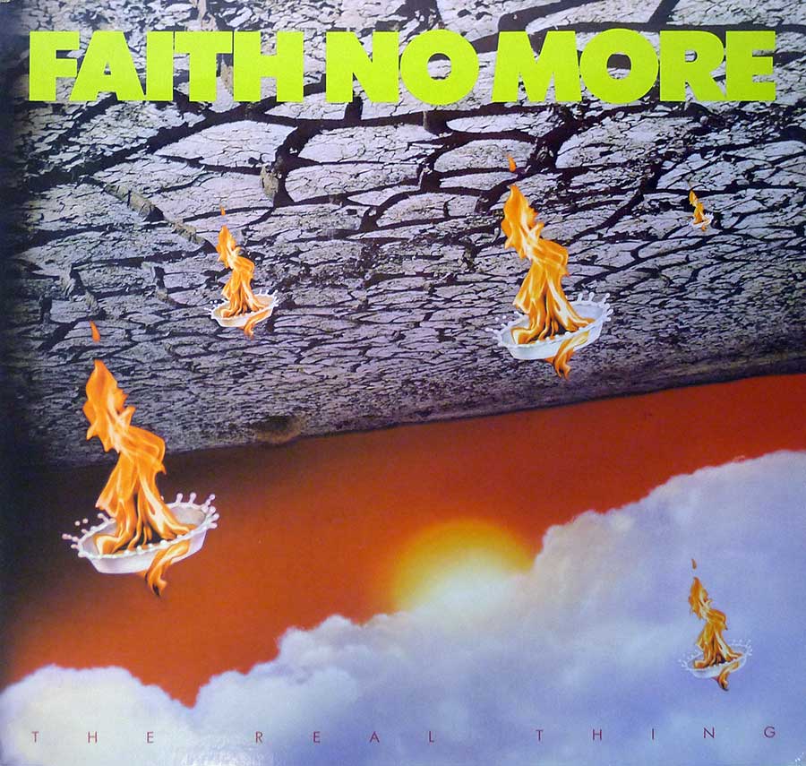 FAITH NO MORE - The Real Thing 12" Vinyl LP Album front cover https://vinyl-records.nl
