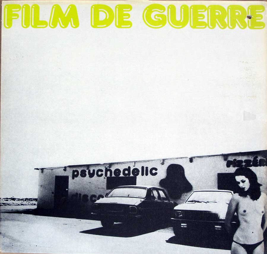 FILM DE GUERRE Self-Titled + Lyrics Sheet 12" LP VINYL ALBUM front cover https://vinyl-records.nl
