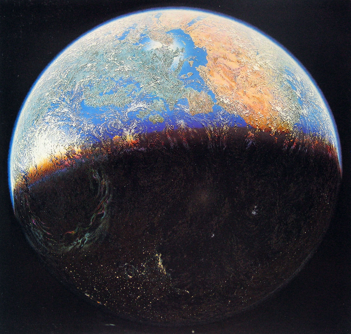 High Resolution Photo Jefferson Starship - Earth Vinyl Record