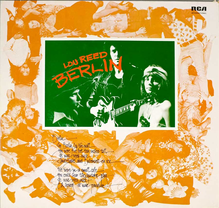 LOU REED - Berlin RCA Records 12" LP VINYL ALBUM front cover https://vinyl-records.nl