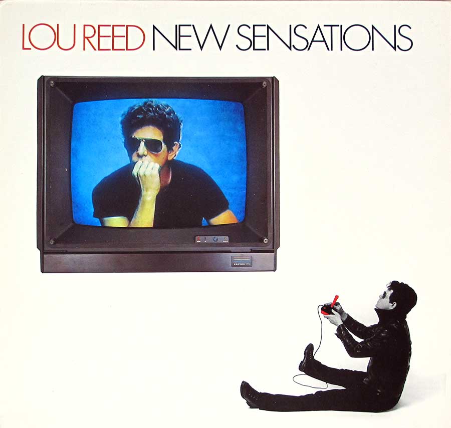 Front Cover Photo Of LOU REED - New Sensations 12" VInyl LP Album