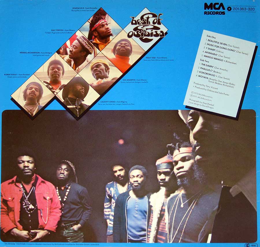 Osibisa - Best of Osibisa 12" LP Vinyl Gramophone Record