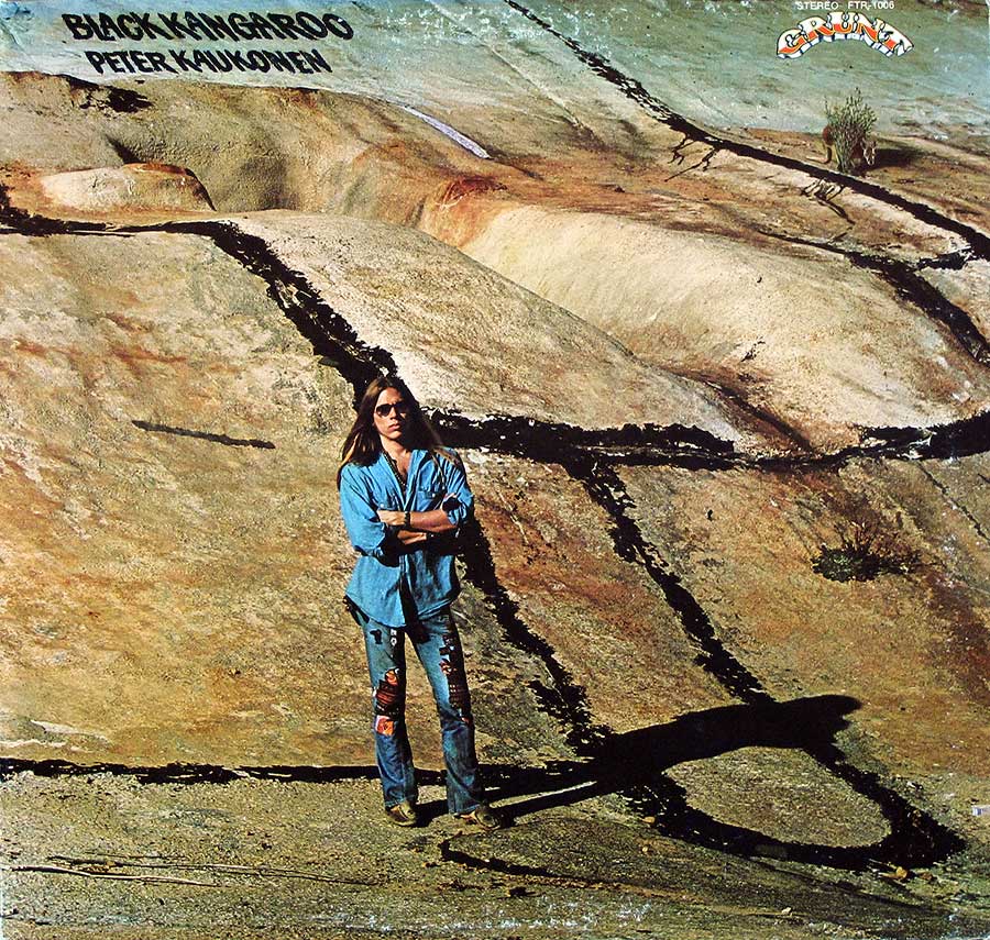Front Cover Photo Of PETER KAUKONEN - Black Kangaroo Gatefold 12" LP Vinyl Album
