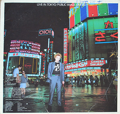 PIL PUBLIC IMAGE LIMITED - Live In Tokyo album front cover vinyl record