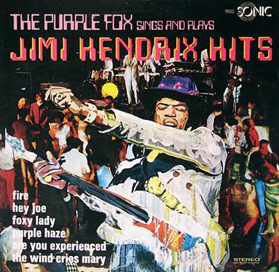 Thumbnail of PURPLE FOX - Jimi Hendrix Hits album front cover
