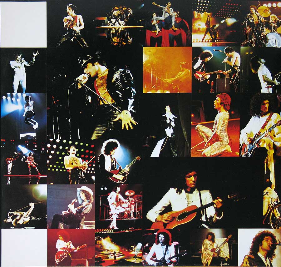Photo of the left page inside cover QUEEN - Live Killers ( Gatefold Cover ) 