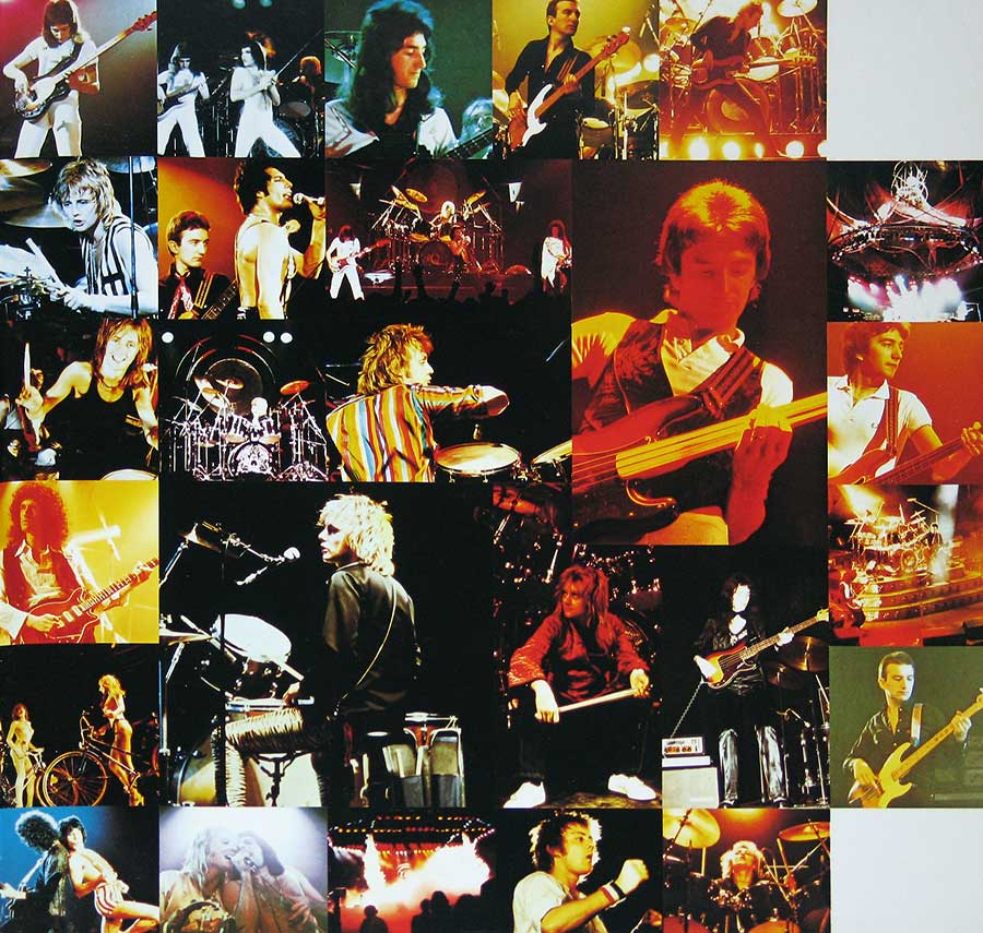 Photo of the right page inside cover QUEEN - Live Killers ( Gatefold Cover ) 