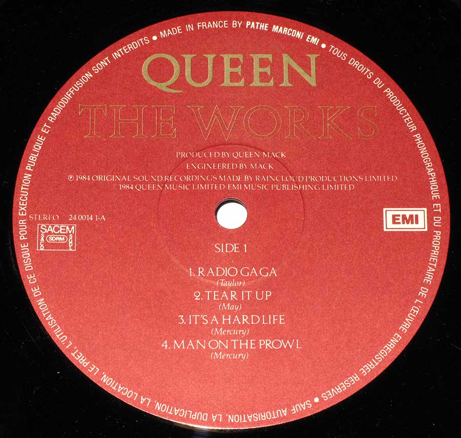 QUEEN A Kind of Magic 12 LP Vinyl Album Cover Gallery & Information  #vinylrecords