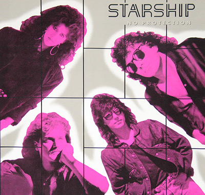 STARSHIP - No Protection  album front cover vinyl record