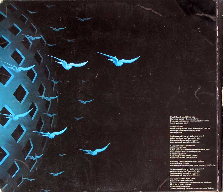 THE WHO - Tommy Gt Britain Release Track Record Gatefold 12" Lp Vinyl Album inner gatefold cover