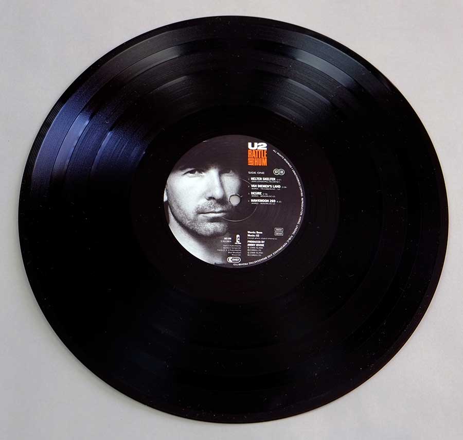 Photo of Side One of U2 - Rattle and Hum 2LP FOC 
