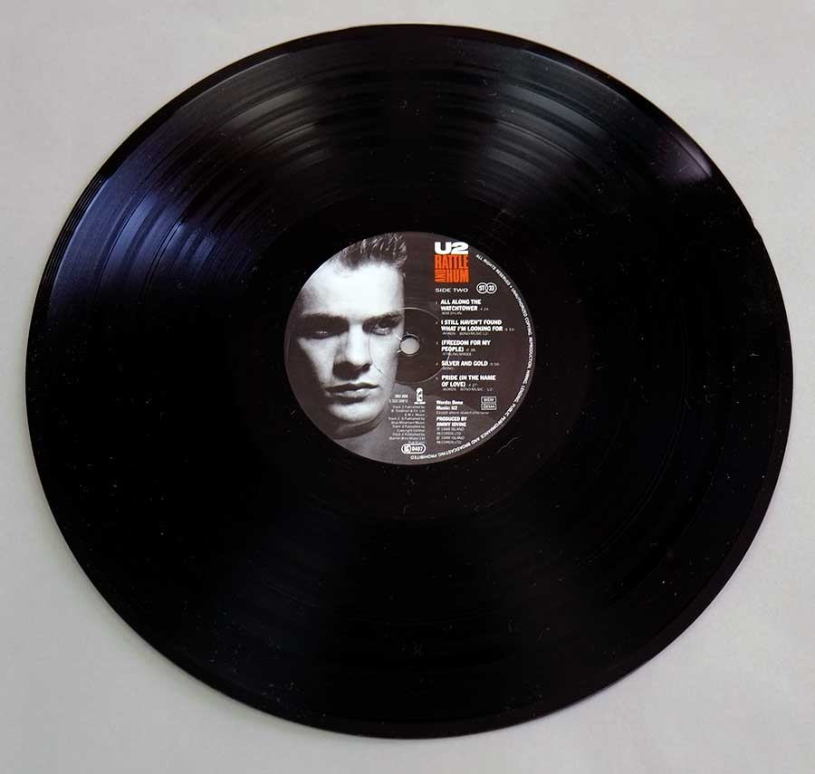 Photo of Side Two of U2 - Rattle and Hum 2LP FOC 