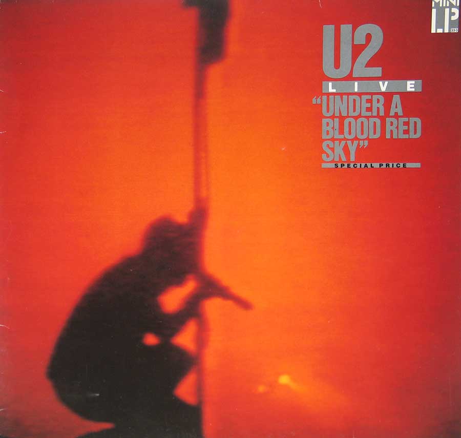 Photo of album front cover U2 Live - Under a Blood Red Sky Uncensored 12" Vinyl LP ALbum