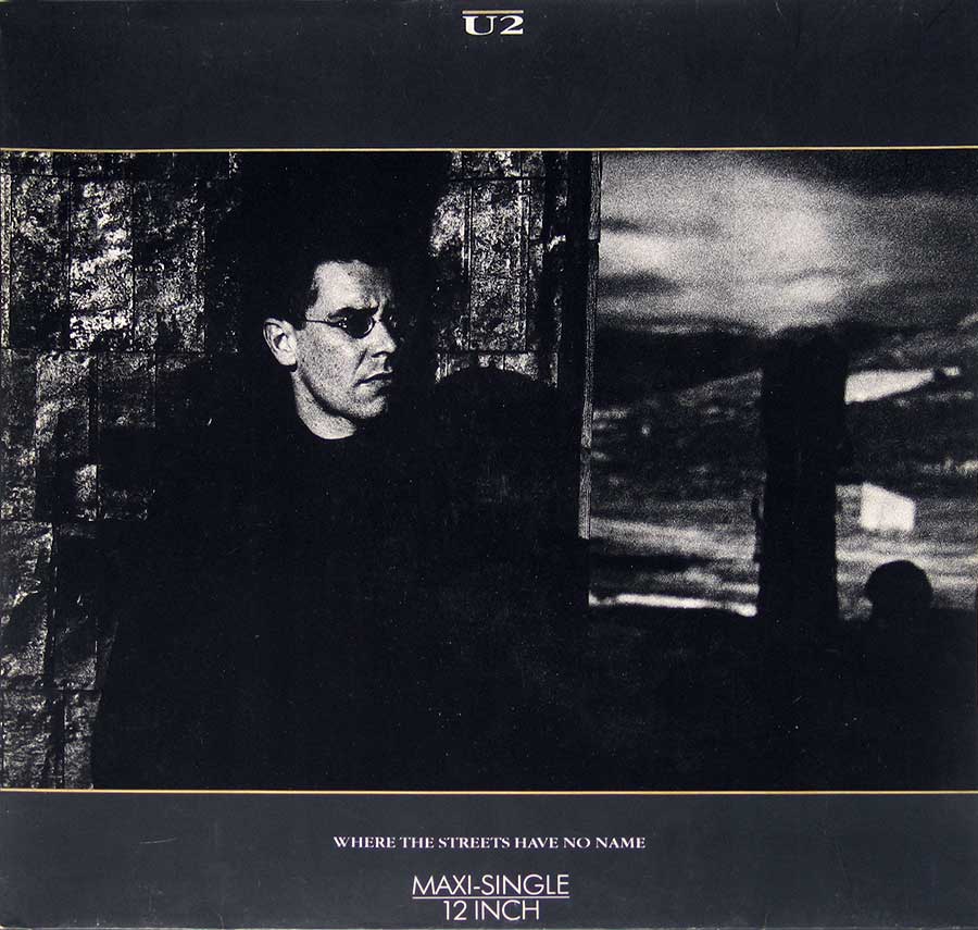 U2 - Where the Streets Have no Name - Brian Eno 12" EP Maxi Vinyl front cover https://vinyl-records.nl