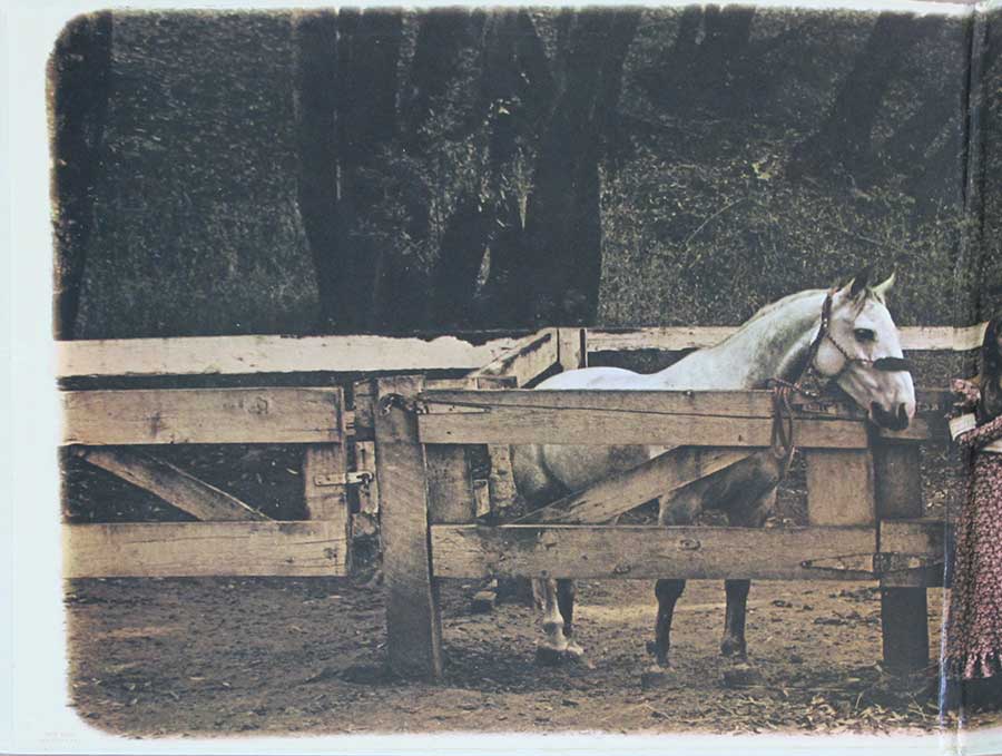 Photo of the left page inside cover VAN MORRISON - Tupelo Honey 