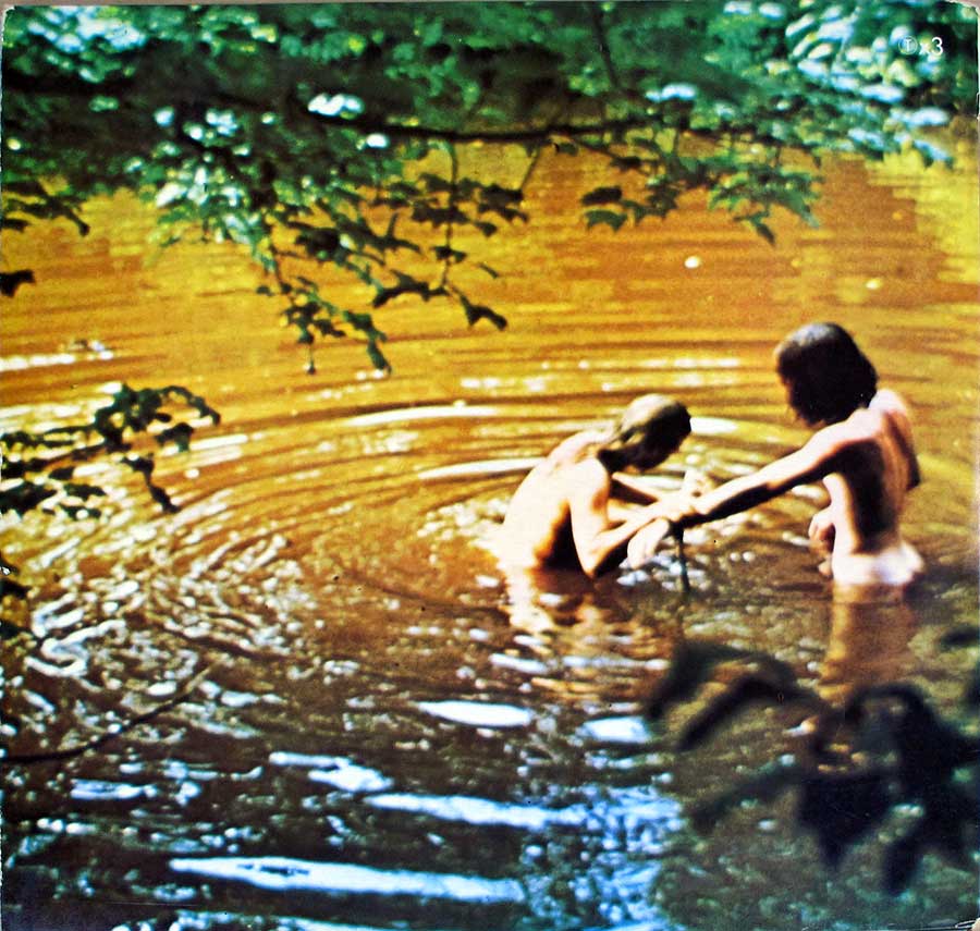 Photo of album back cover Woodstock 69 Original Movie Soundtrack FRANCE 3LP 12" VINYL ALBUM